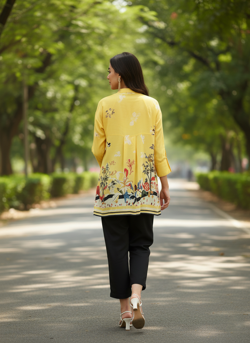 YELLOW PLUTO BREEZE SHIRT