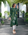 EMERALD GREEN KANJI SUE TUNIC