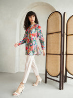 RED CHIA BUTTON DOWN SHIRT