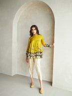 OPADA MUSTARD QUIX ZIP-UP SHIRT