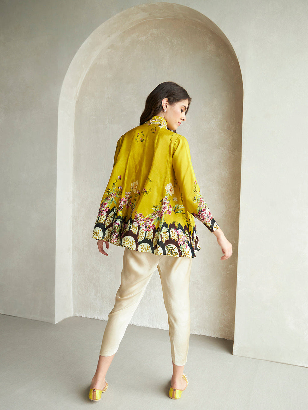 OPADA MUSTARD QUIX ZIP-UP SHIRT