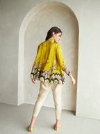 OPADA MUSTARD QUIX ZIP-UP SHIRT