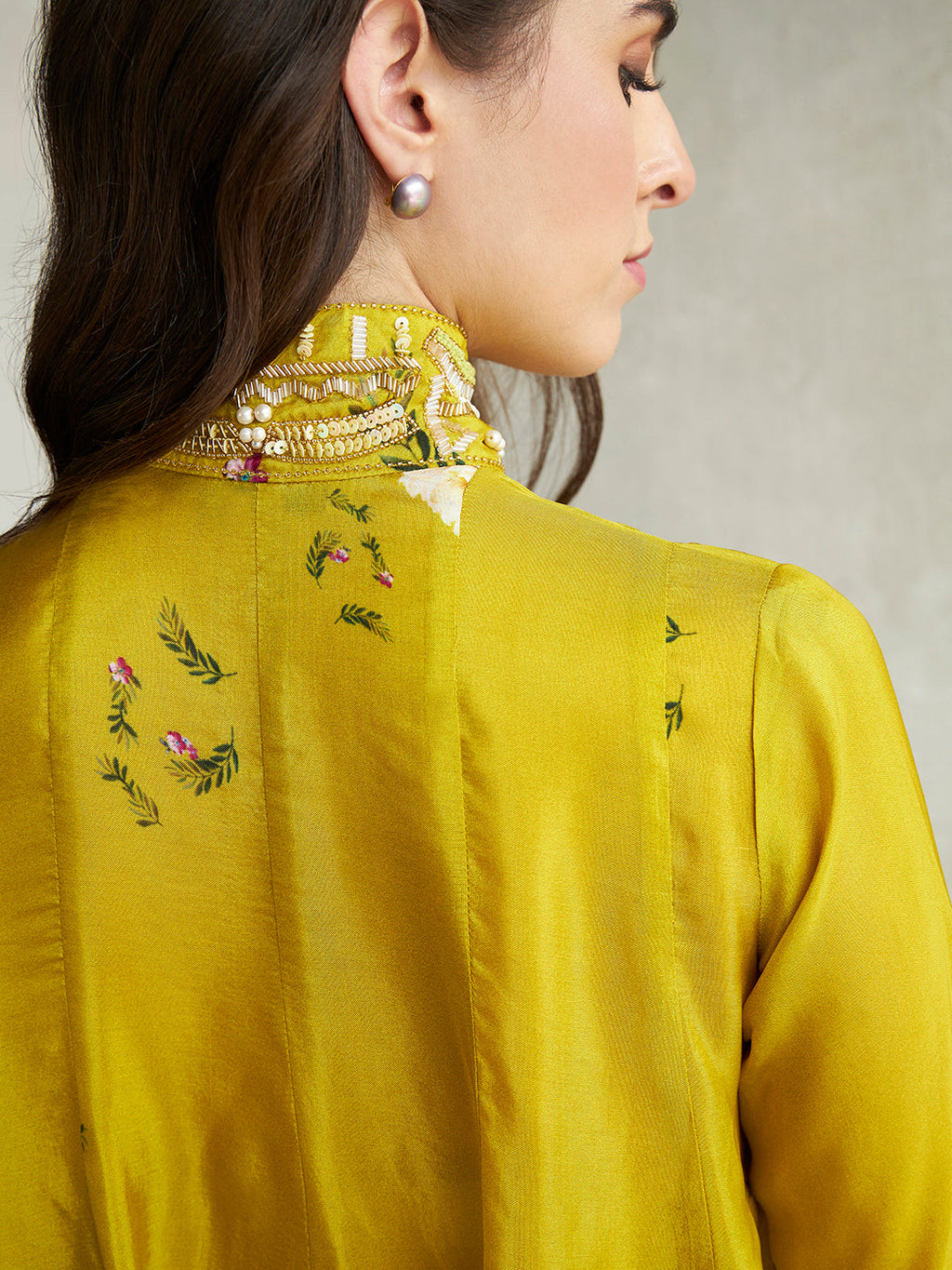 OPADA MUSTARD QUIX ZIP-UP SHIRT