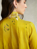 OPADA MUSTARD QUIX ZIP-UP SHIRT
