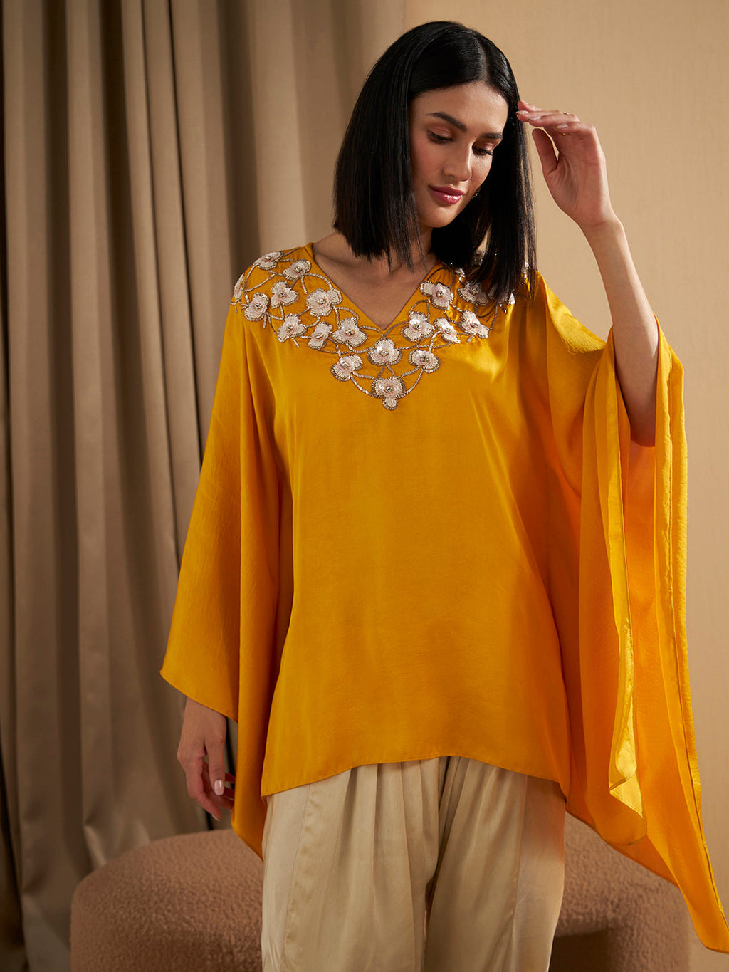 MUSTARD VAIRE SHIRT