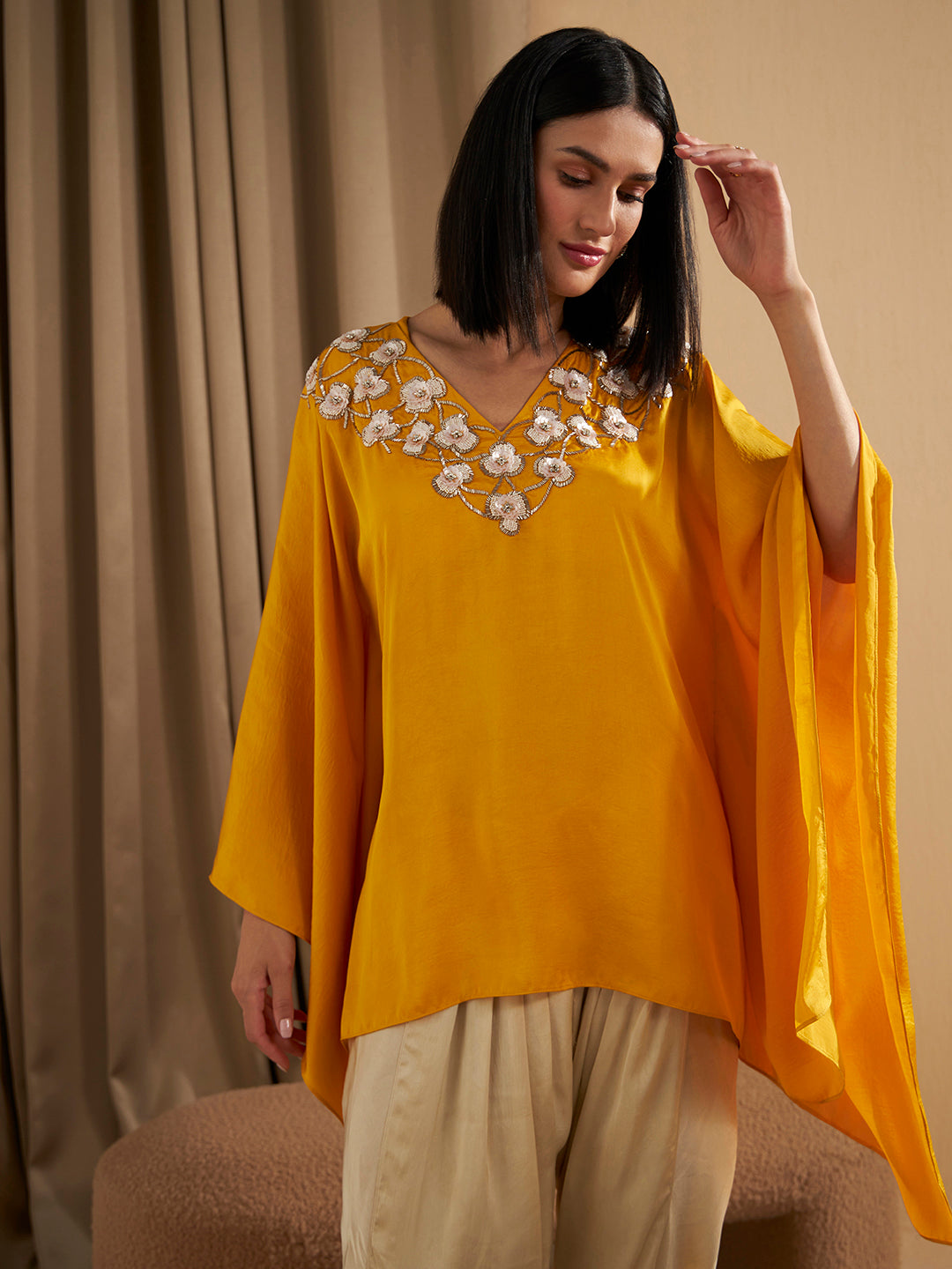 MUSTARD VAIRE SHIRT