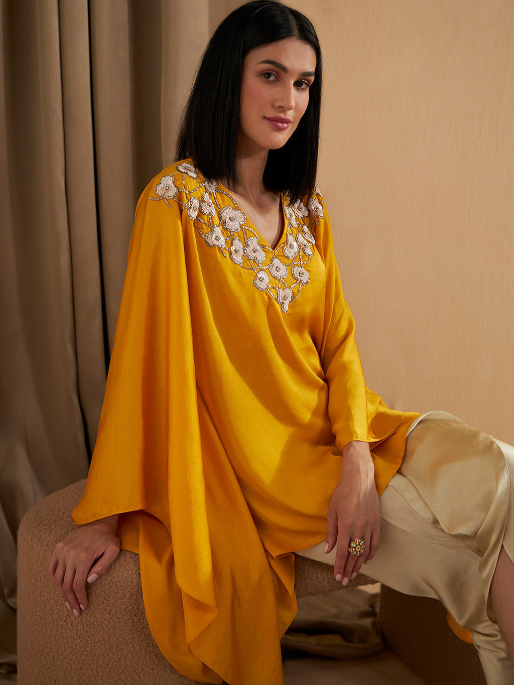 MUSTARD VAIRE SHIRT