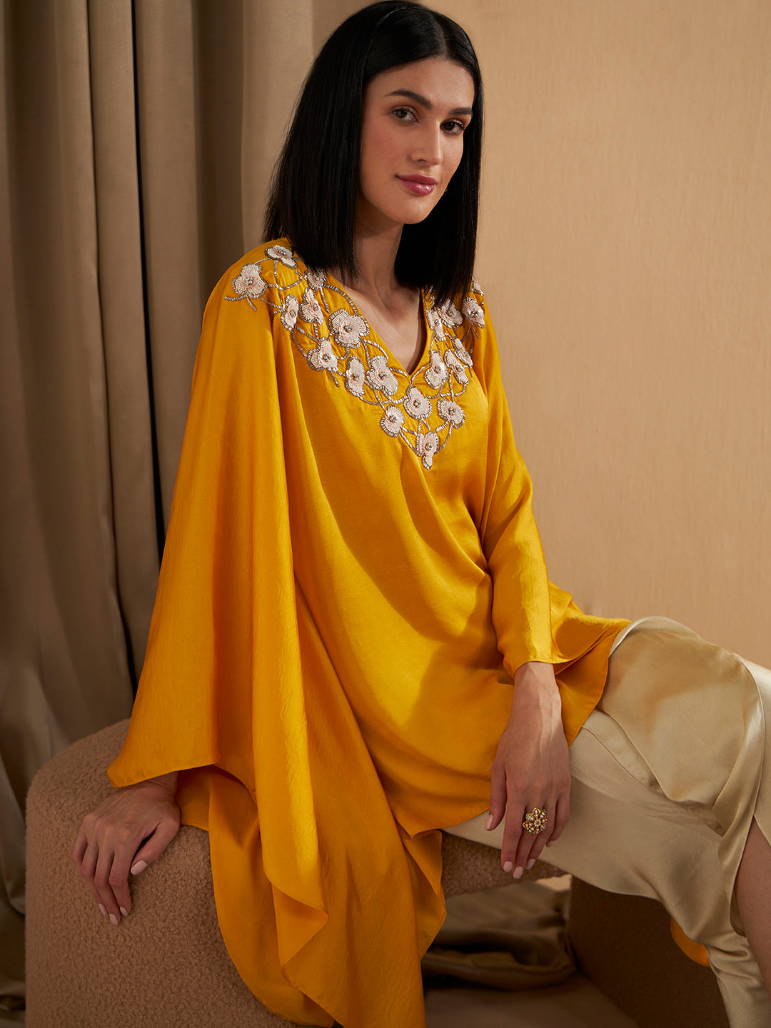MUSTARD VAIRE SHIRT
