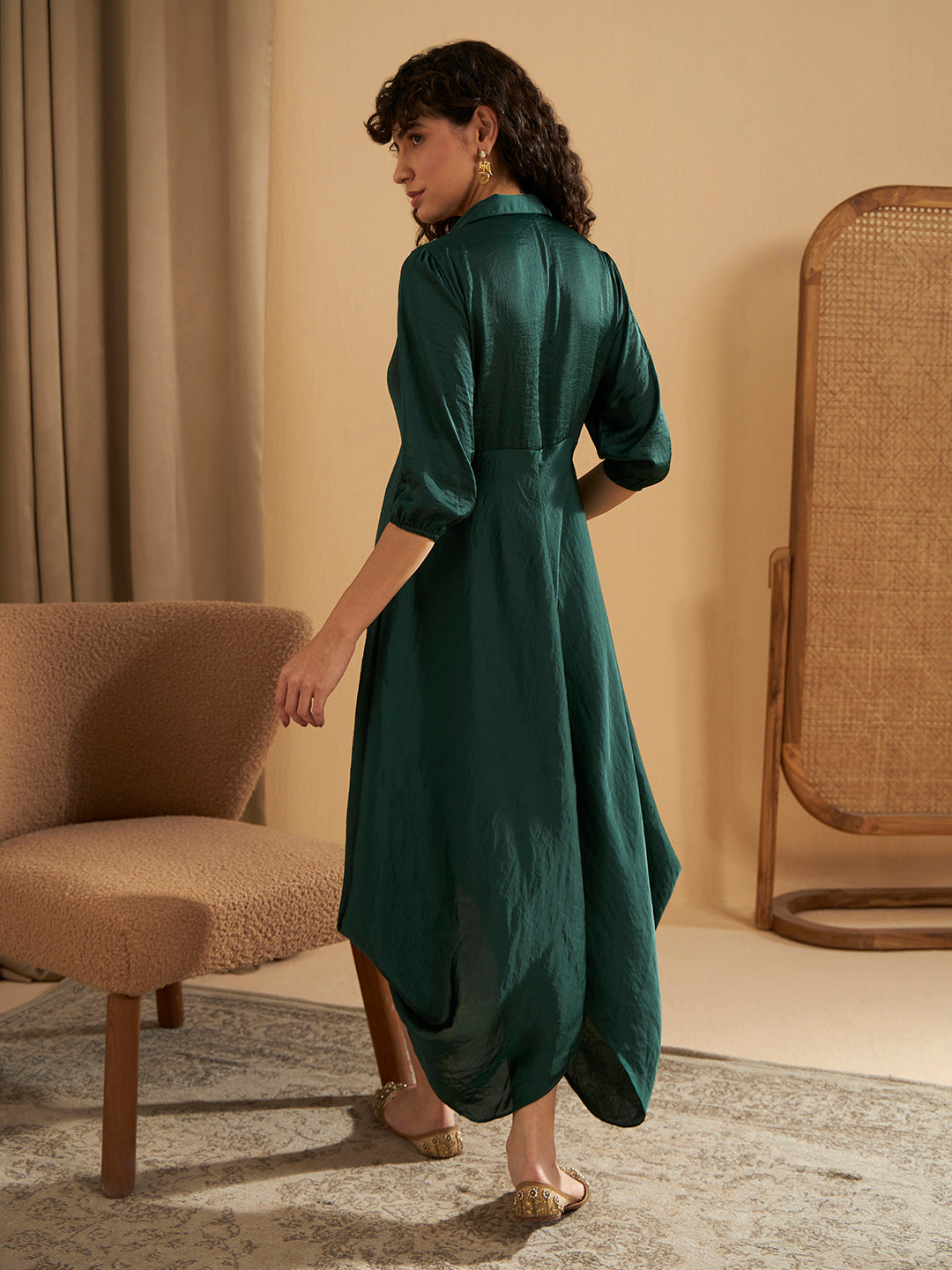 EMERALD TIGNI DRESS