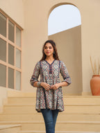 Women Printed Cotton Tunic