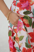 Printed Notch Neck Pure Cotton Tunic With Trouser