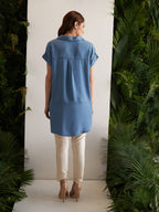 DENIM BLUE MINED SHIRT