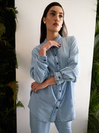 DENIM BLUE DIME SHIRT