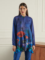 BLUE BODHI CONCEAL BUTTON SHIRT
