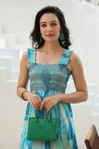 Printed Fit and Flared Ethnic Dresses