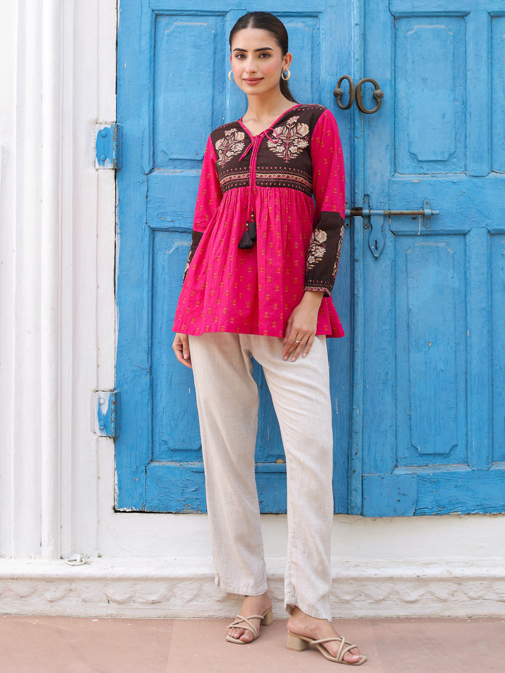 Print Cotton Top