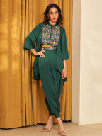 EMERALD GREEN AARIV SHIRT