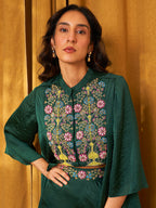 EMERALD GREEN AARIV SHIRT