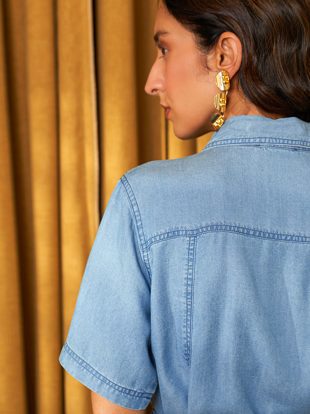 DENIM BLUE NAVAL DRESS
