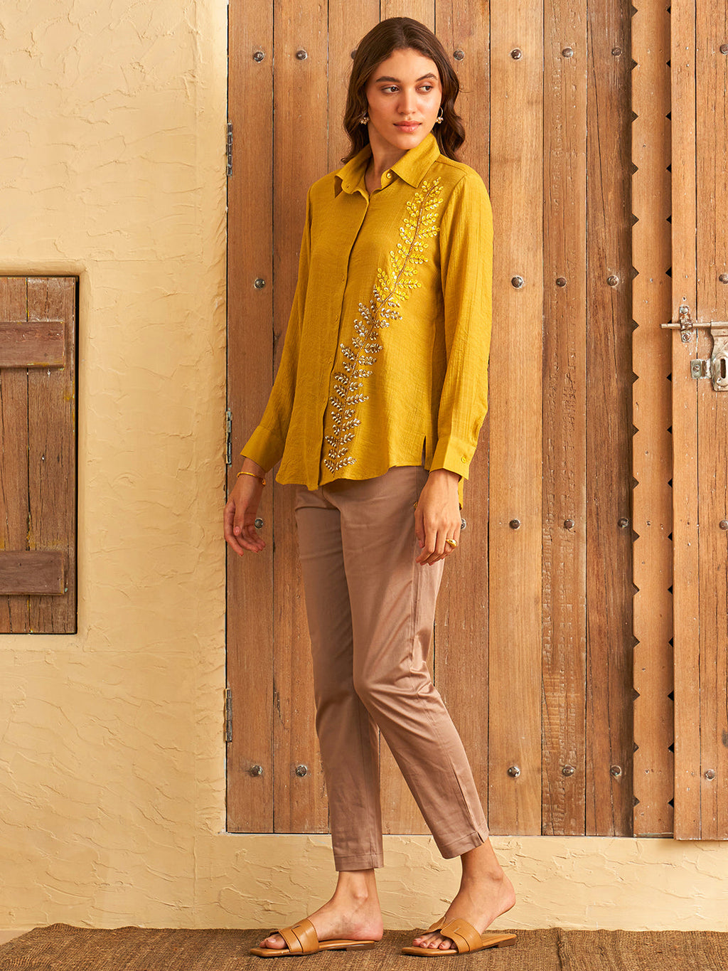 MUSTARD SPADE SHIRT