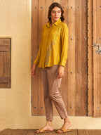 MUSTARD SPADE SHIRT