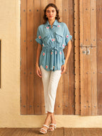 BLUE KRISM SHIRT