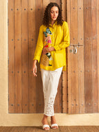YELLOW NILGIRI COLLARED BUTTON DOWN SHIRT