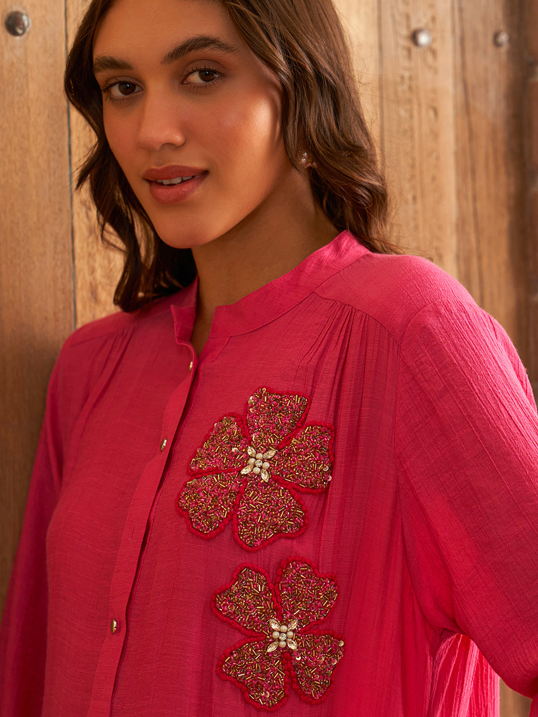 RANI FLOWER GATHERED TUNIC