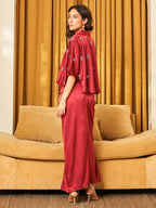 RED SCARLET MILAGA SKIRT