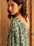 GREEN MARRAKESH SUFIYA TASSEL DRESS