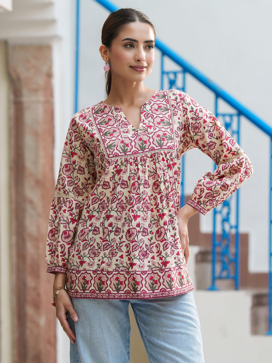 Pure Cotton Printed Tunic