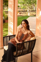 Women Printed Cotton Peplum Top