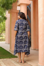 Women Fit & Flare Midi Ethnic Dress