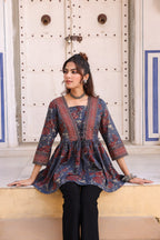 Floral Print Cotton Top