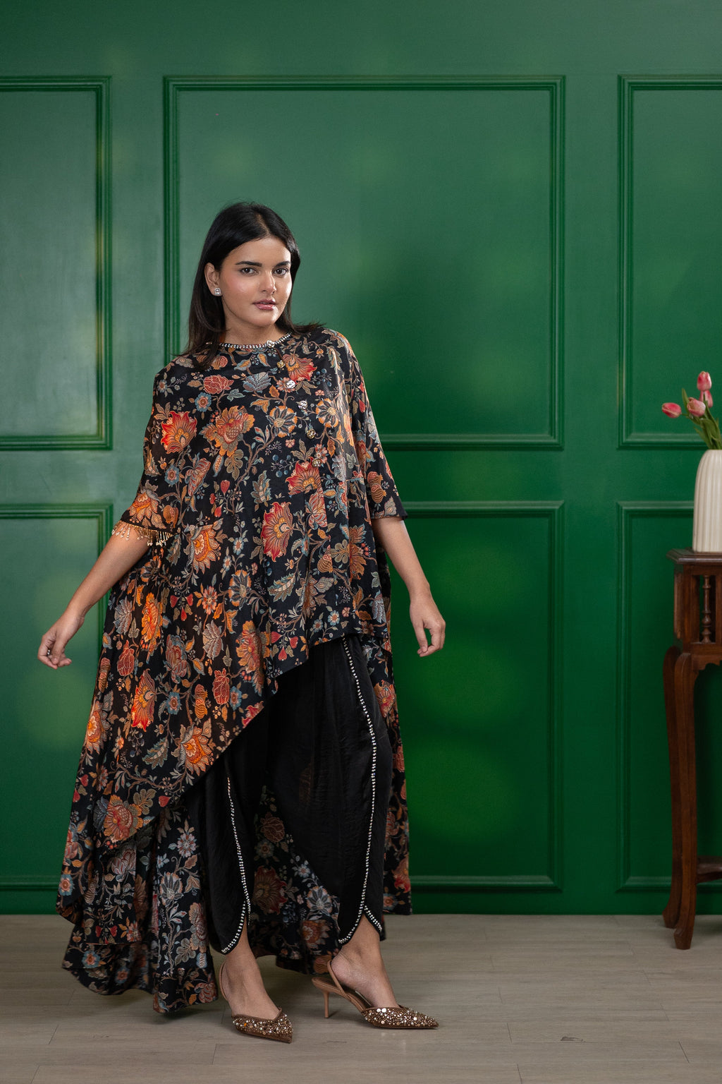 NOIR GARDEN BLACK AVERY TUNIC