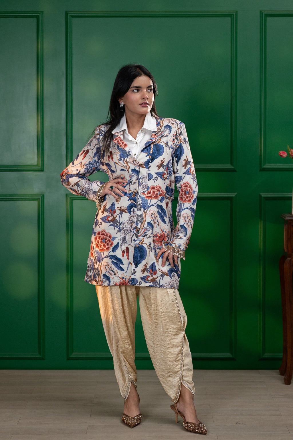 BLANCO GARDEN IVORY NYLA JACKET