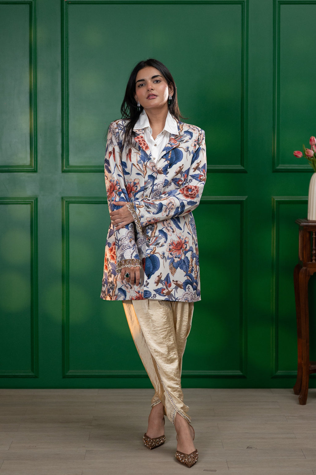BLANCO GARDEN IVORY NYLA JACKET