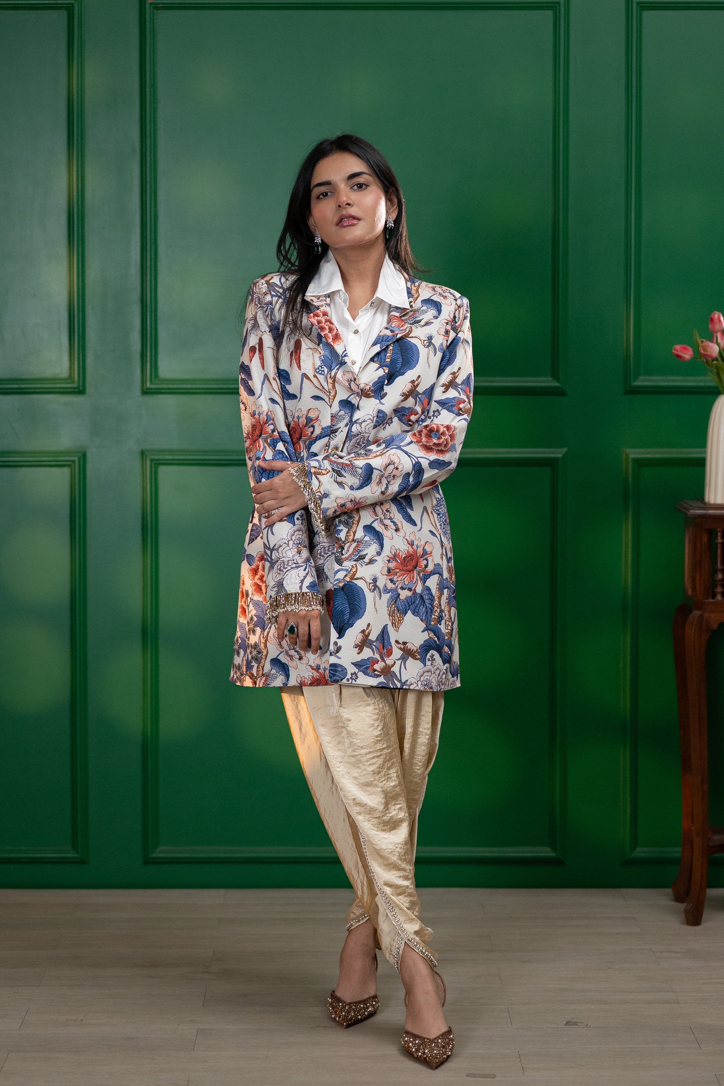 BLANCO GARDEN IVORY NYLA JACKET