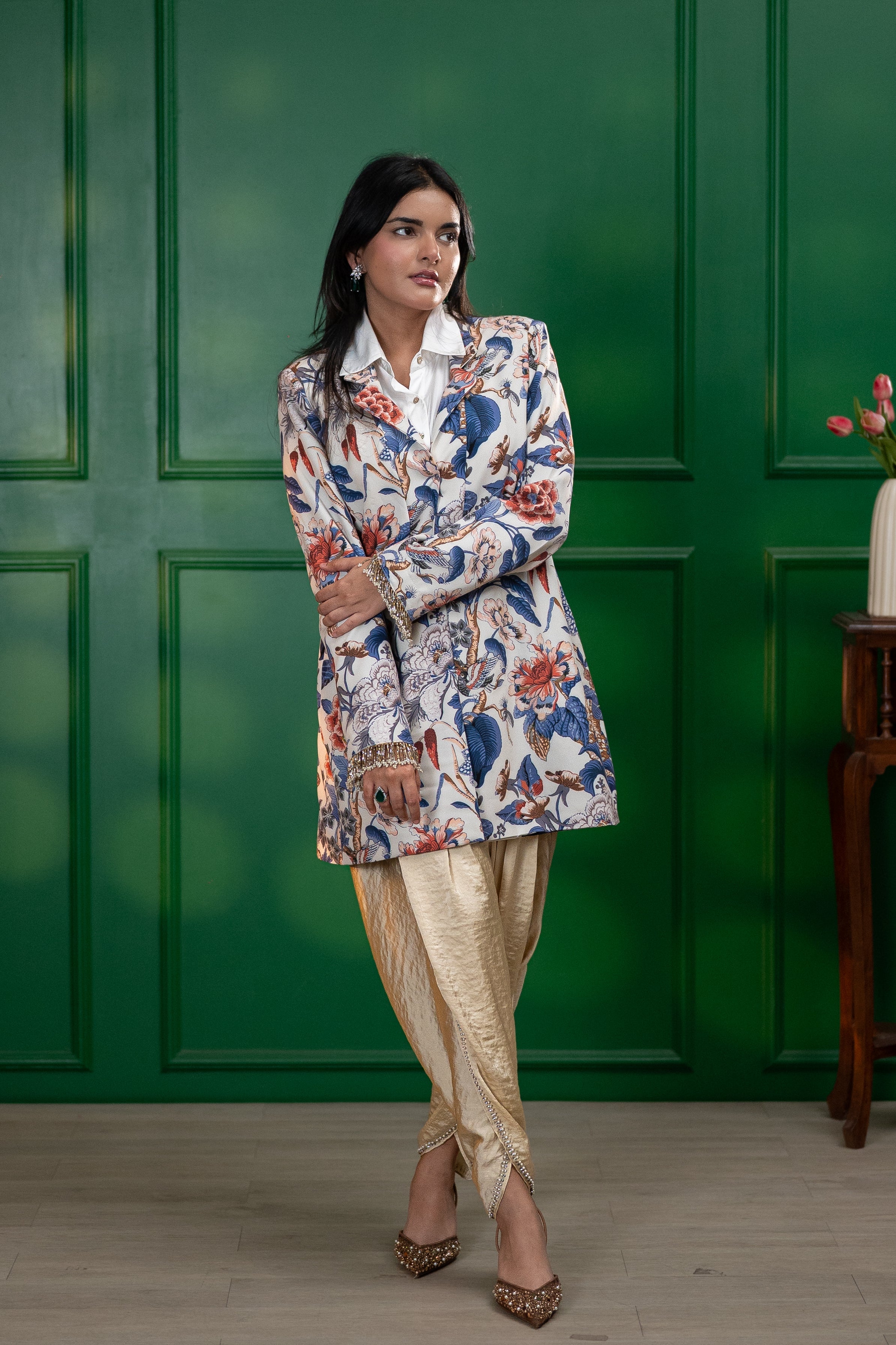 BLANCO GARDEN IVORY NYLA JACKET