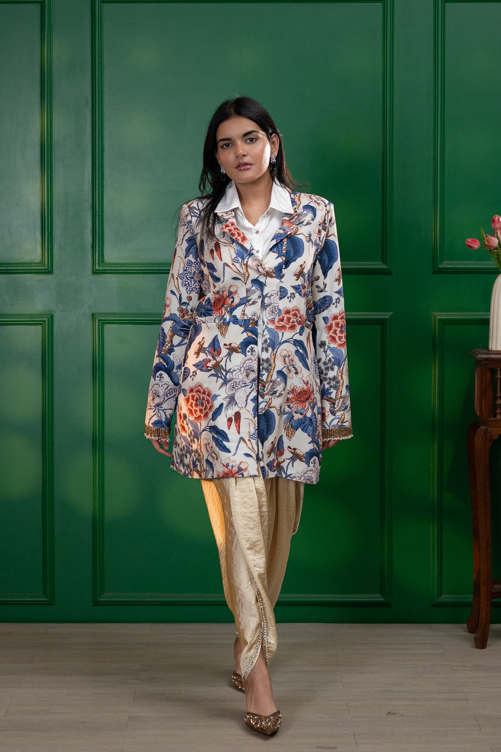 BLANCO GARDEN IVORY NYLA JACKET