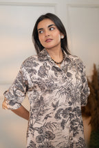 ASIAN COUNRTYSIDE BEIGE ALL DAY SHIRT