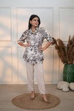 ASIAN COUNRTYSIDE BEIGE ALL DAY SHIRT