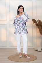 JAPAMESE GARDEN WHITE ALL DAY SHIRT