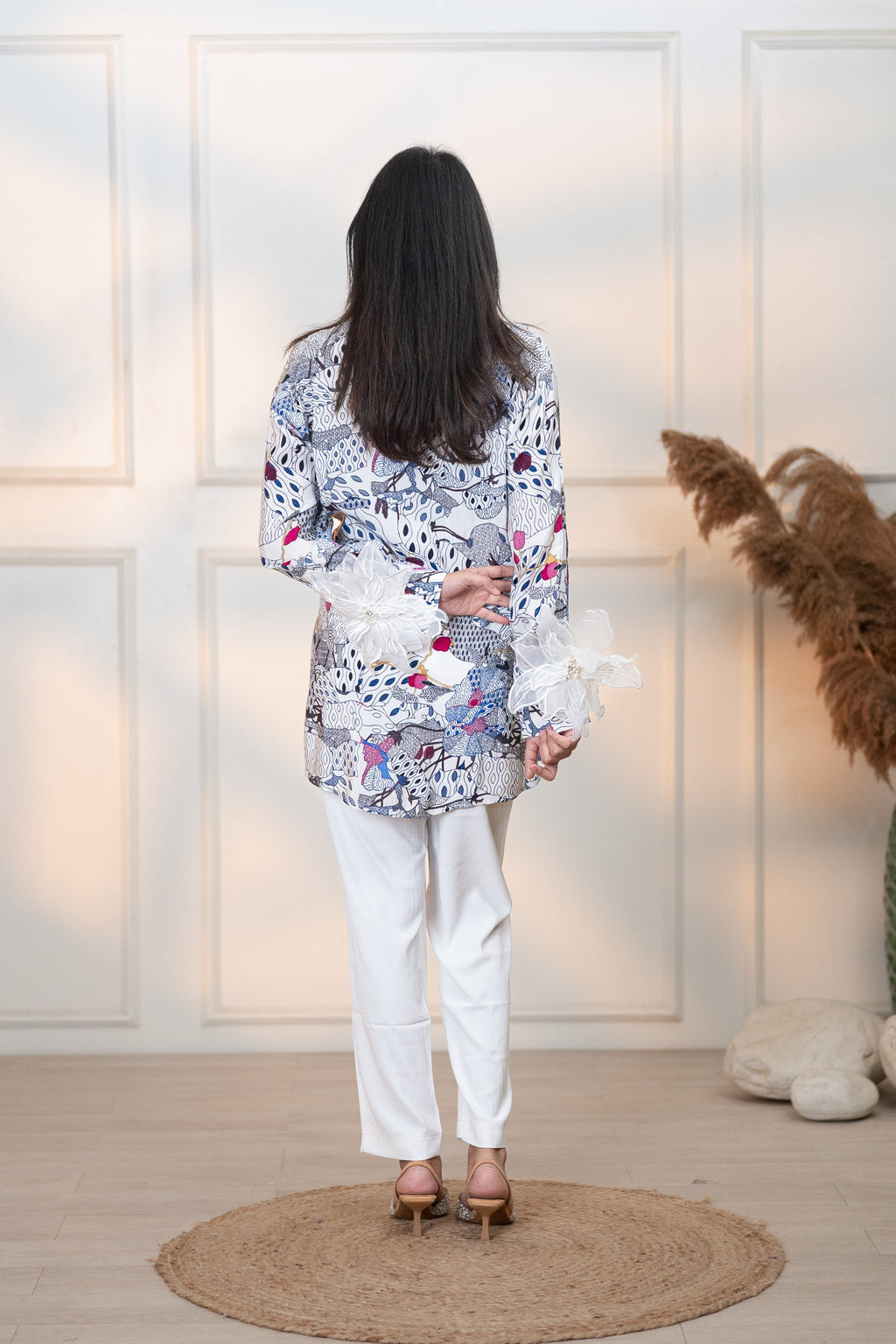 JAPAMESE GARDEN WHITE ALL DAY SHIRT