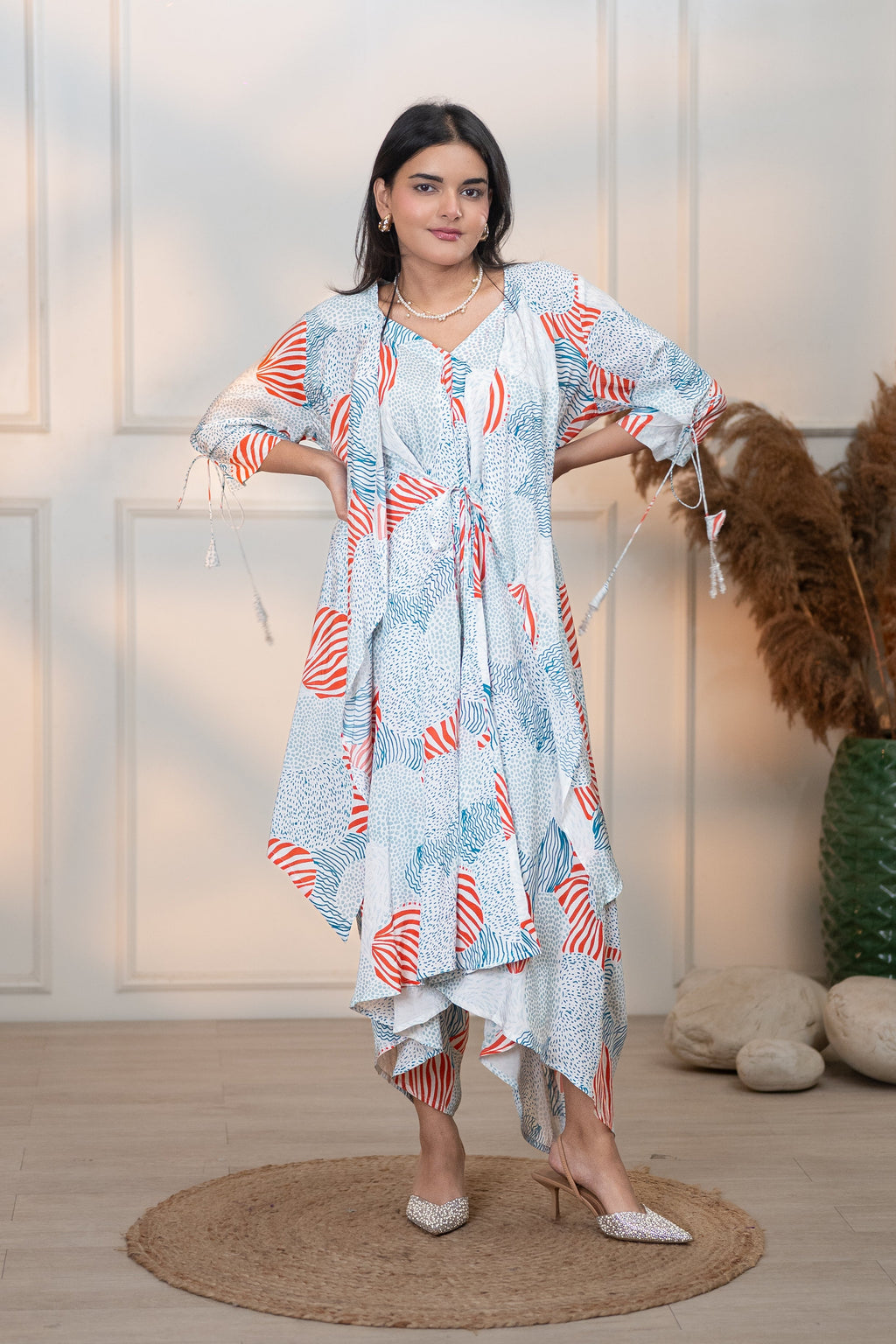 KOREAN DOT WHITE RYANA JUMPSUIT