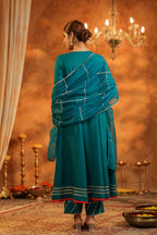 Women Regular Gotta Patti Kurta with Trousers & Dupatta