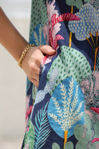 Tropical Printed Pure Cotton Tunic & Trouser