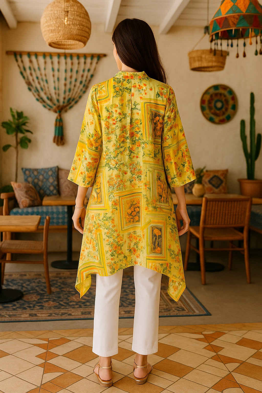 YELLOW FRAME TUNIC