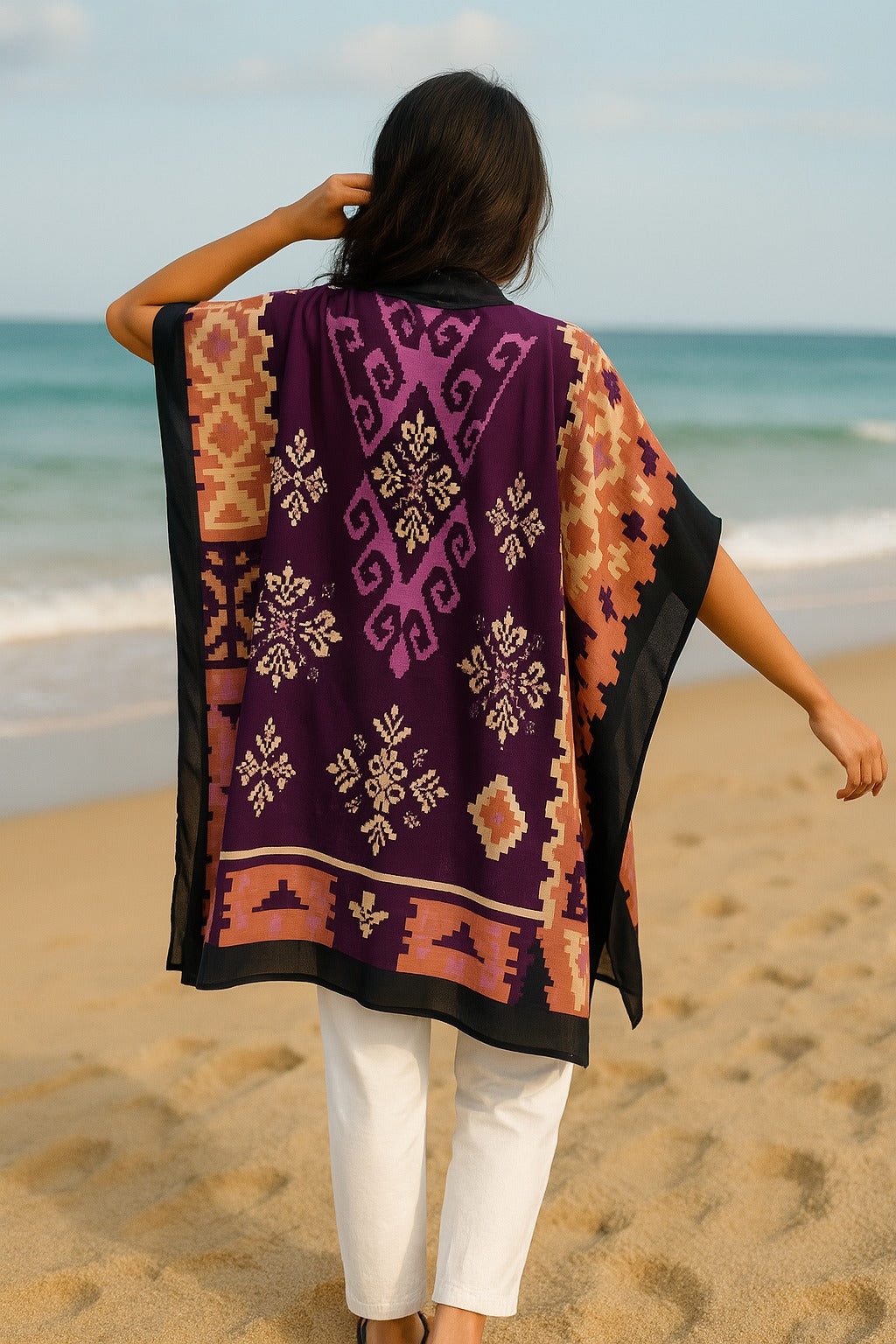 PURPLE TRIBE CAROL SHIRT
