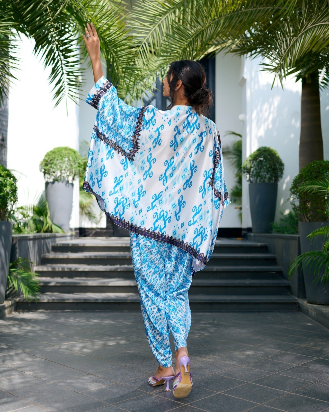 BLUE POTTER TULIP PANTS